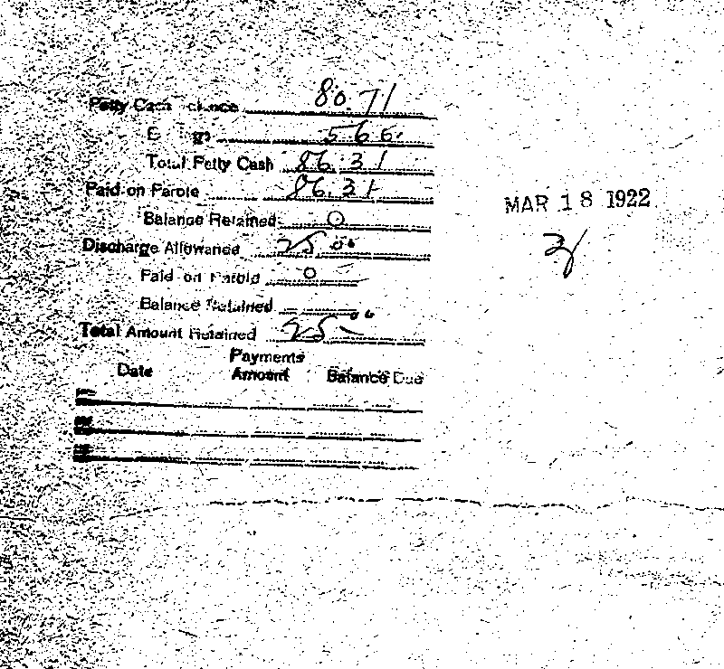 Gilbert Henry Stephenson. Case No. 6598. Parole Record.--Gov't Record(s)--Parole Record (gif)