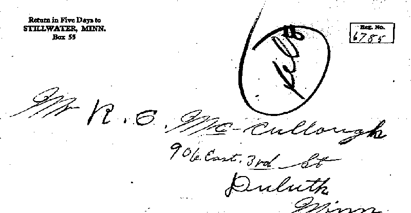  Max Mason. Case No. 6785. Letter from Max Mason to R. C. McCullough, September 5, 1921.--Correspondence (gif)