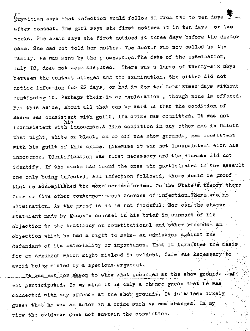 Max Mason. Case No. 6785. Supreme Court Syllabus and Dissent.--Gov&#039;t Record(s)--Supreme Court Syllabus and Dissent (gif)