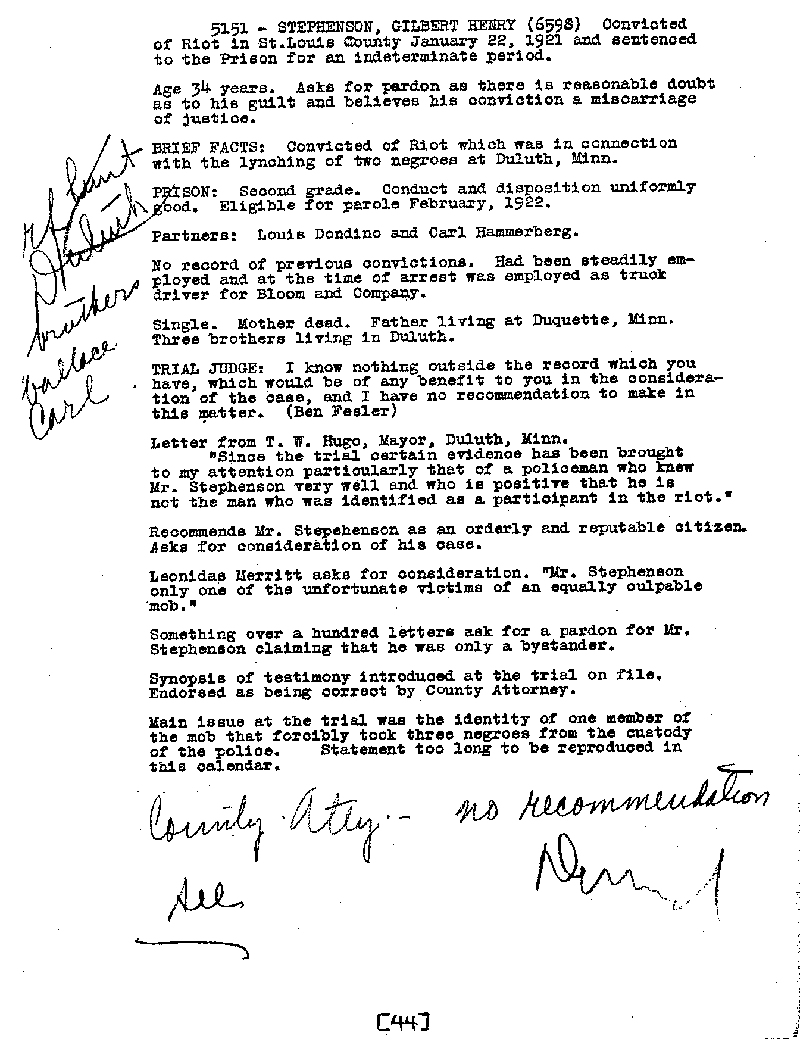 Gilbert Henry Stephenson. Application No. 5151. July 1921.