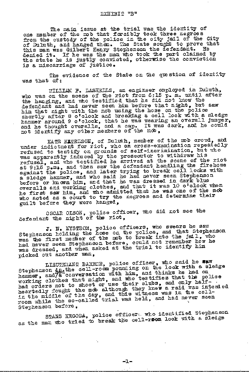 Gilbert Henry Stephenson. Application No. 5151, 1921.--Gov&#039;t Record(s)--Pardon Application (gif)