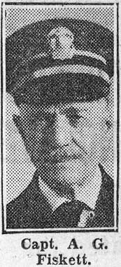 Captain Anthony G. Fiskett (1863 - November 21, 1948), Duluth Police Department.