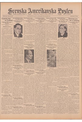 Svenska amerikanska posten newspaper