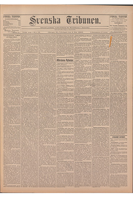 svenska newspaper page