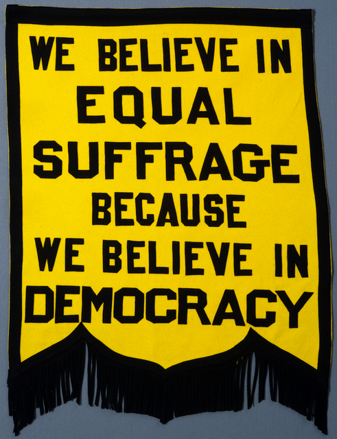 Caius global Dare St. Paul Political Equality Club banner | Minnesota Historical Society