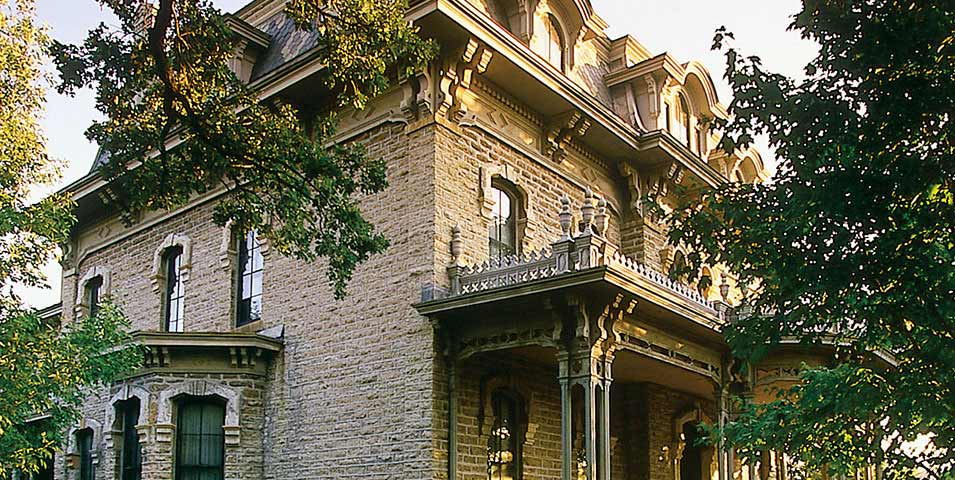Exterior view of the Alexander Ramsey House