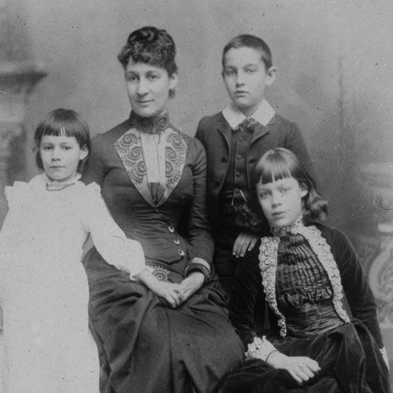 Marion Furness with her three children