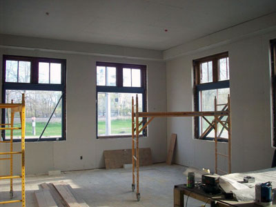 Photo of an interior construction project.