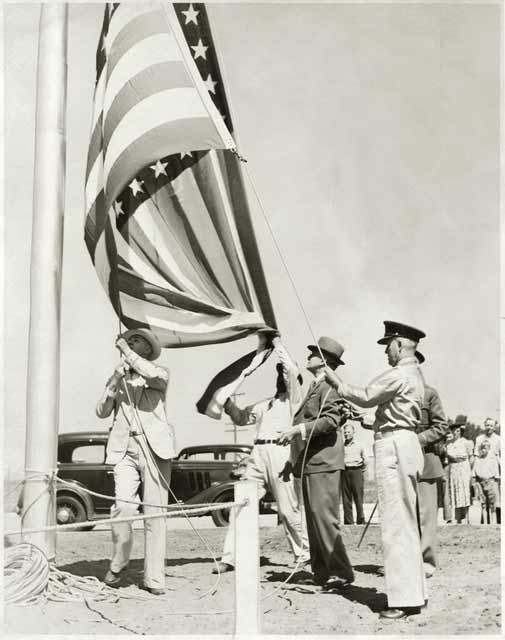 The dedication of Fort Snelling National Cemetery, 1939. Source: MNHS Collections.