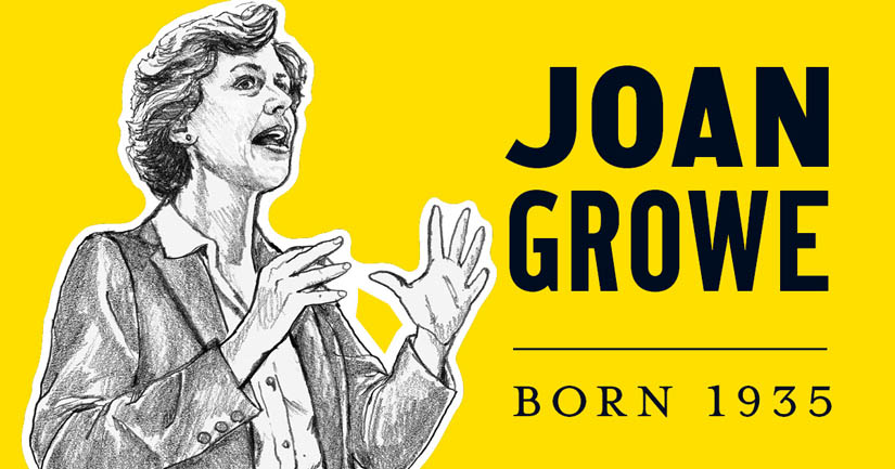 Joan Growe.