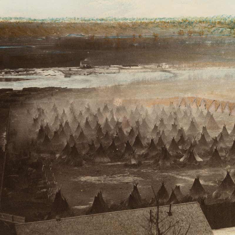The US-Dakota War of 1862.