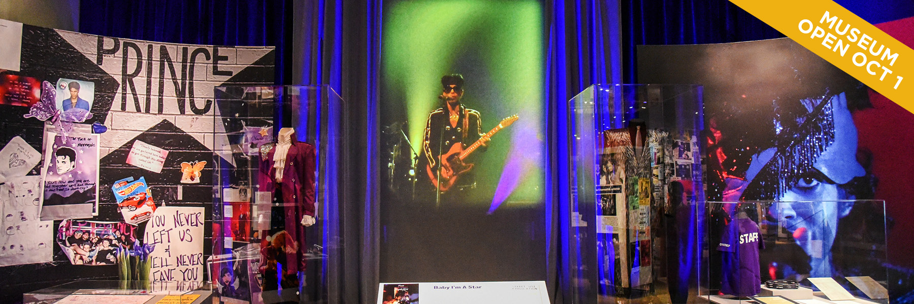 View of First Avenue exhibit at the Minnesota History Center. Museum opens October 1.