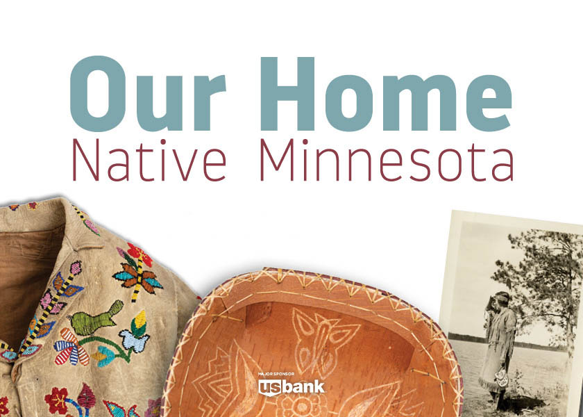 Our home Native Minnesota exhibit.
