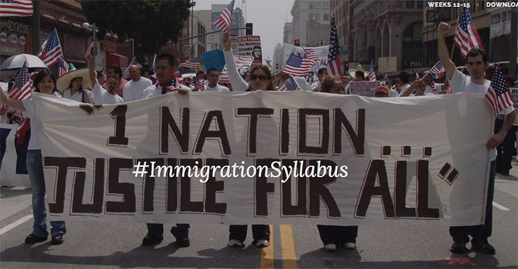 Screenshot of Immigration Syllabus
