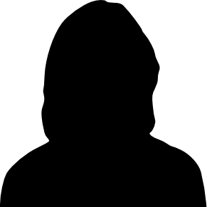 Silhouette because no photo of Lucy exists