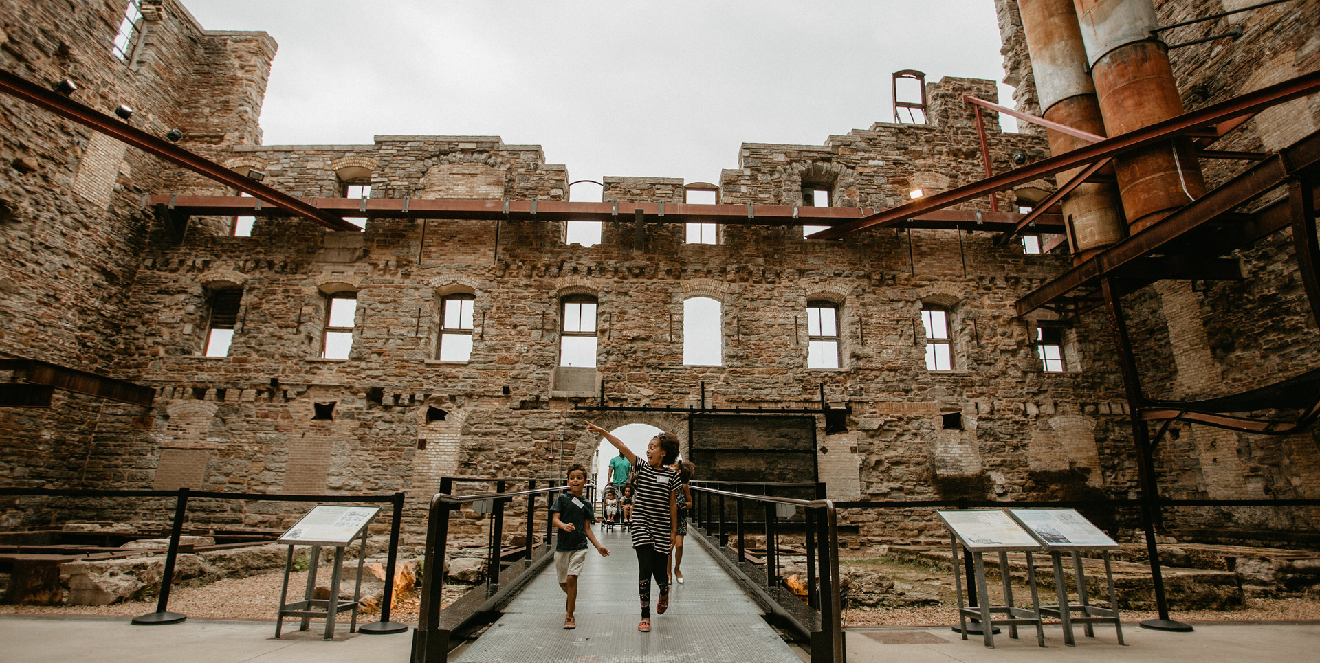 Mill City Museum Courtyard.