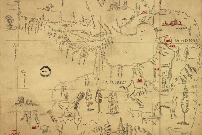America Map 1542