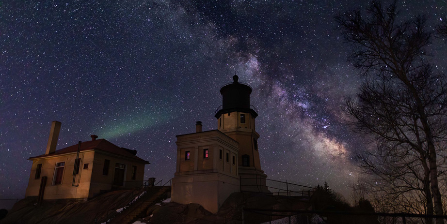 Dark Sky Night at Split Rock Lighthouse