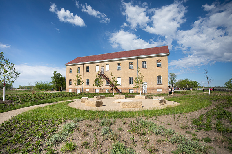 building at HIstoric Fort Snelling
