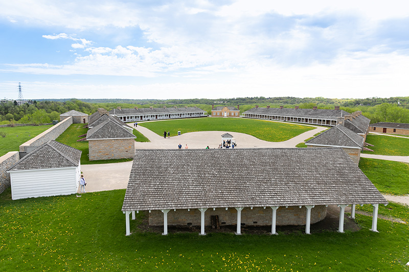 buildings at Historic Fort Snelling