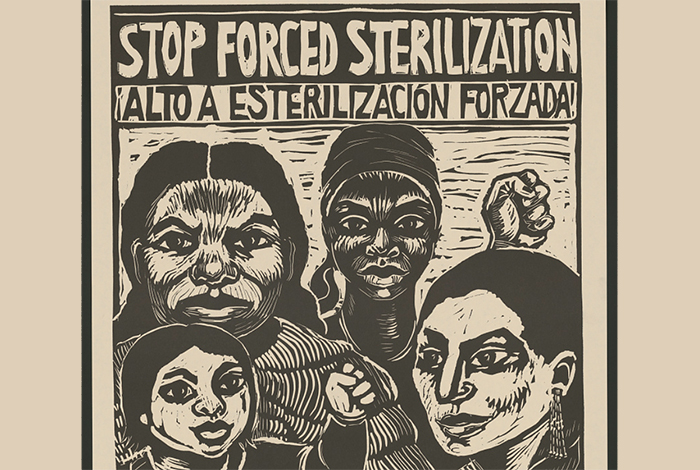 Stop forced sterilization poster.