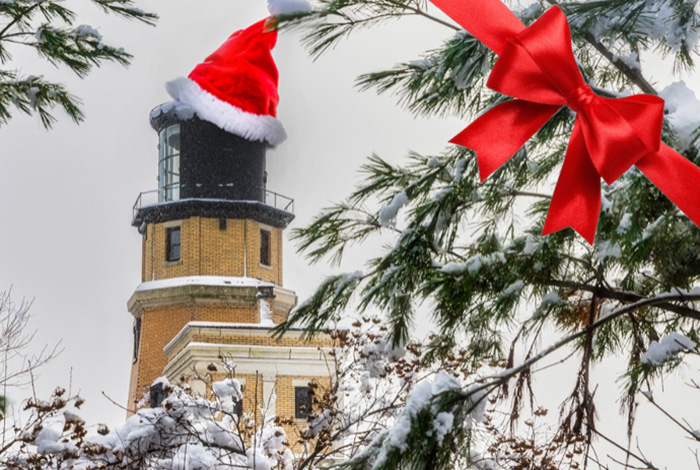 Santa at the Lighthouse.