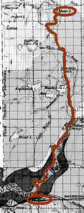 1899 topographical map of Aitkin County.