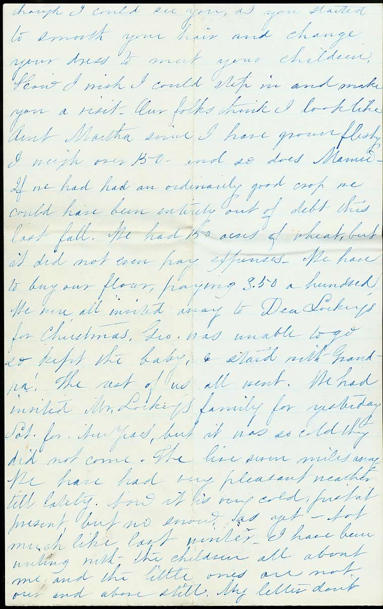 Page from Mary Carpenter's Letters