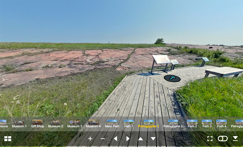 Jeffers Petroglyphs virtual tour.