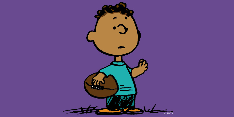 Franklin, a cartoon character from Peanuts