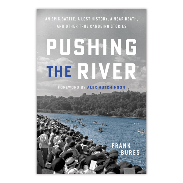 book cover with black and white photo and title