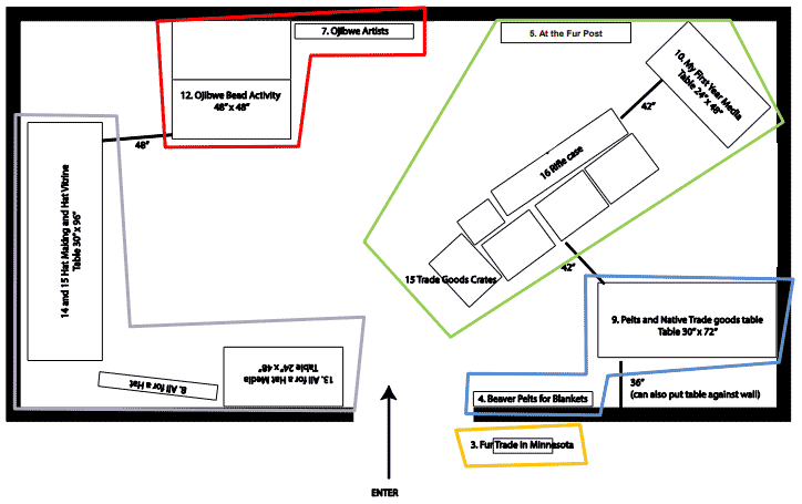 Minnesota Fur Trade floorplan.