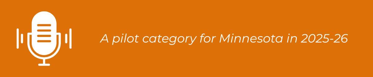 Podcasts: A pilot category for Minnesota in 2025=26