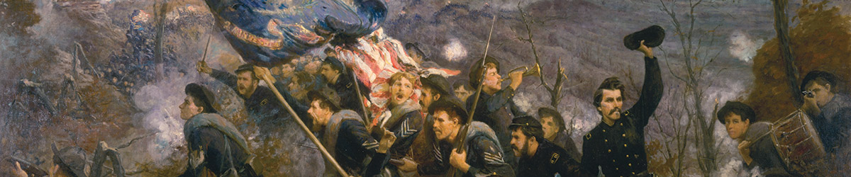 A cropped version of The Second Minnesota at Mission Ridge