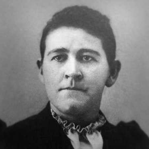 Black and white photograph of Joseph Israel Lobdell, also called Lucy Ann and La-Roi Lobell, ca. 1854.