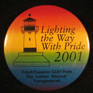 Duluth Superior GLBT Pride festival button