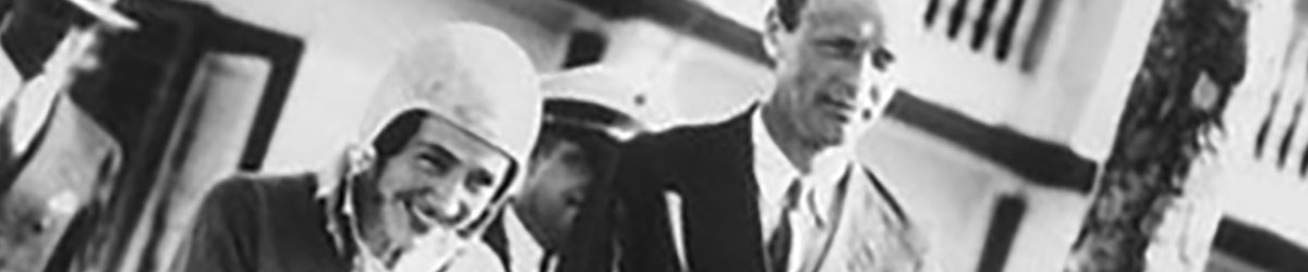 Charles A. and Anne Morrow Lindbergh return from Atlantic Survey Flight, Miami, Florida. 
