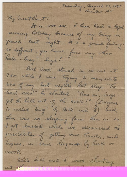 Letter from John S. Sonnen