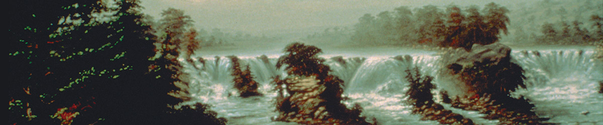 Painting of the St. Anthony Falls.