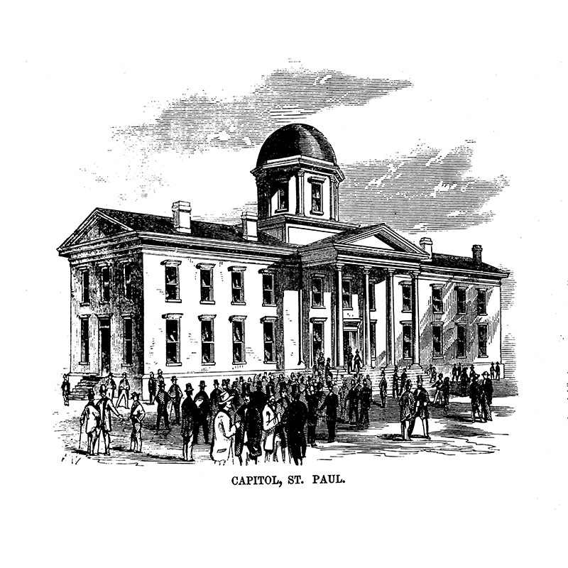 Minnesota State Capitol, 1857.