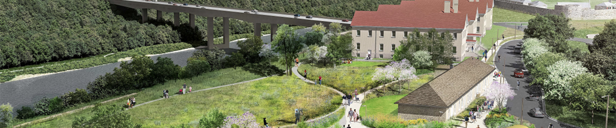 Rendering of Historic Fort Snelling.