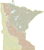 Minnesota map.