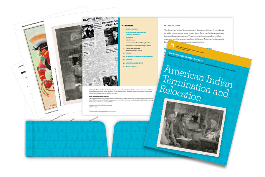 American Indian Termination and Relocation Primary Source Packet at a glance.