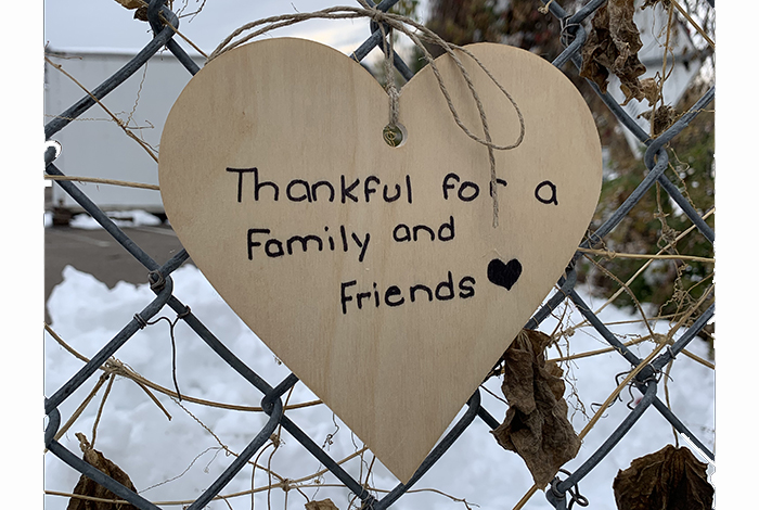 Thankful for a family and friends.