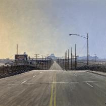 A painting from Mike Melman of Garfield Avenue in Minneapolis