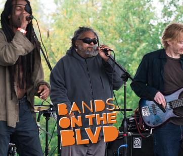 Bands on the Boulevard.