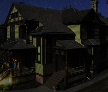 Comstock House Nooks and Crannies Flashlight Tour