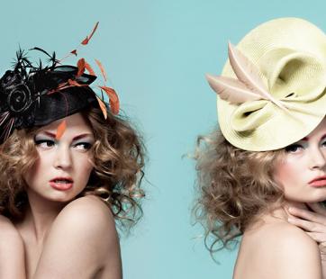 women with fascinators on