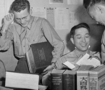 Language school at Fort Snelling in WWII