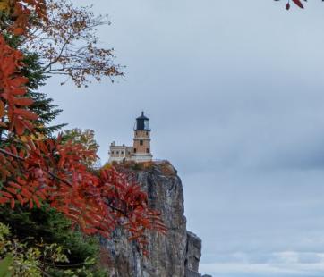 Split Rock Lighthouse Fall Color Photography 